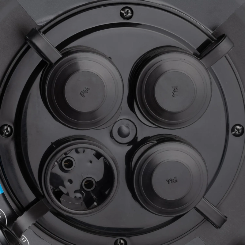 Удлинитель Topfort пласт. КГ 2x2,5 кв.мм 20м 16А 4 гнезда б/з.,с/загл.,IP44