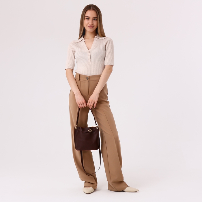 Сумка-мешок на магните, цвет коричневый Сумка-мешок на магните, цвет коричневый