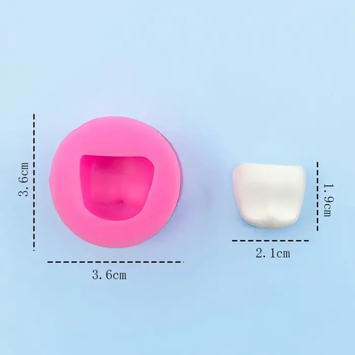 Форма силиконовая универсальная «Лик», размер изделия — 2,1 × 1,9 см