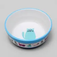 Миска &laquo;Кошачья жизнь&raquo;, 300 мл, 12.7&times;5 см, керамика, голубая