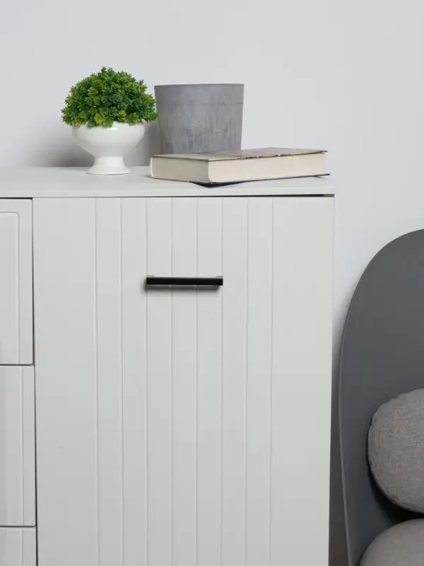 Ручка-скоба CAPPIO SQUARE RSC007, алюминий, м/о 96 мм, цвет черный