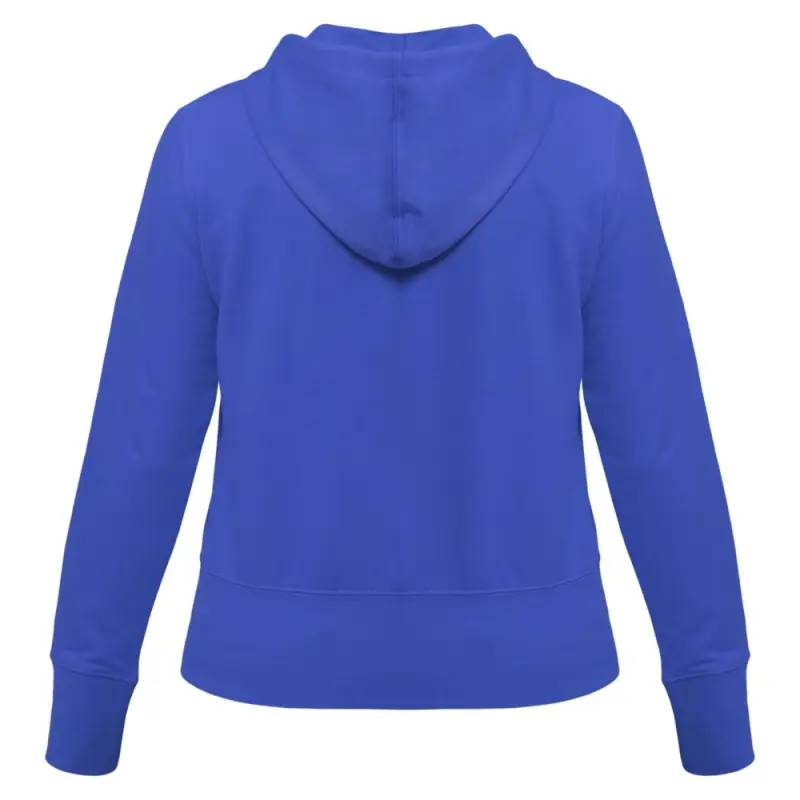 Толстовка женская Hooded Full Zip ярко-синяя, размер XS