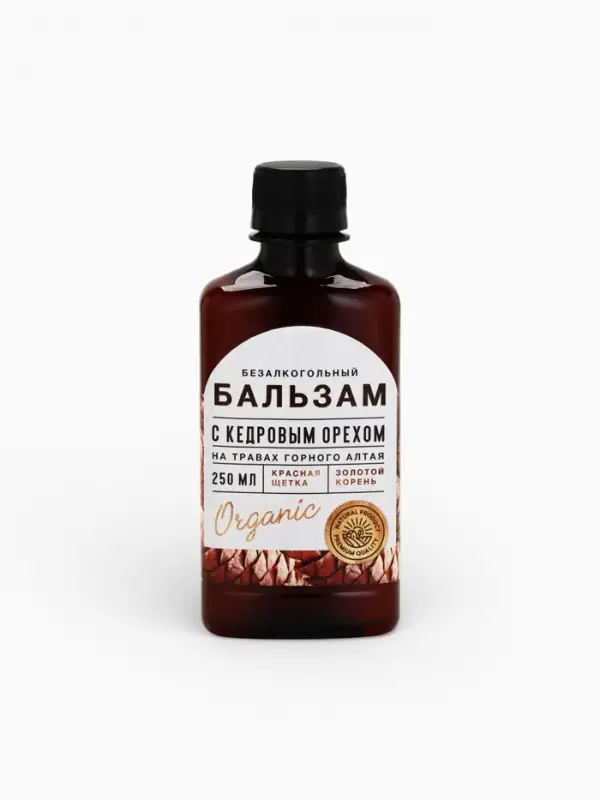 Бальзам безалкогольный &laquo;С кедровым орехом&raquo;, 250 мл