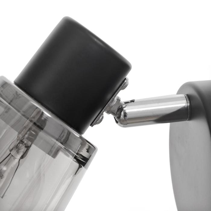 Бра с переключателем 59392/1 E14 40Вт черный-хром 15х11х15 см