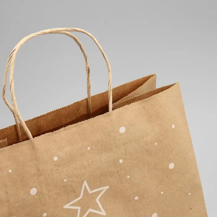 Пакет подарочный новогодний крафтовый «Новый год», 24 х 28 х 14 см Пакет подарочный новогодний крафтовый «Новый год», 24 х 28 х 14 см