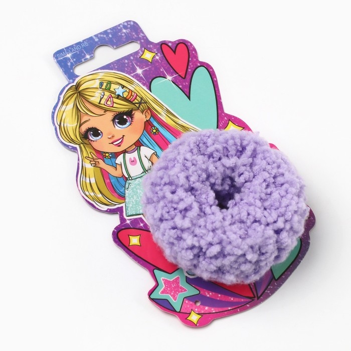 Резинки для волос светящаяся в темноте «Самой стильной» 7 х 2,3 см Резинки для волос светящаяся в темноте «Самой стильной» 7 х 2,3 см