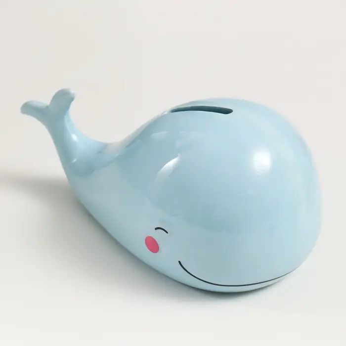 Копилка для денег &laquo;Голубой китёнок&raquo;, керамика, 16.7&times;9.9&times;9.1 см