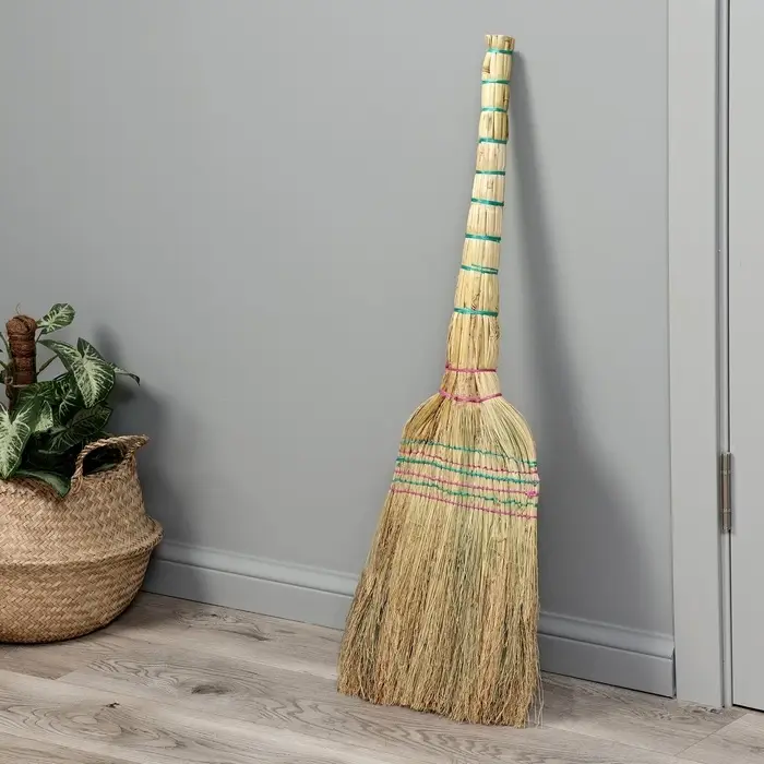 Веник 3-х лучевой 6-ти прошивной &laquo;Сорго&raquo;, 400 г, 95 см, нить