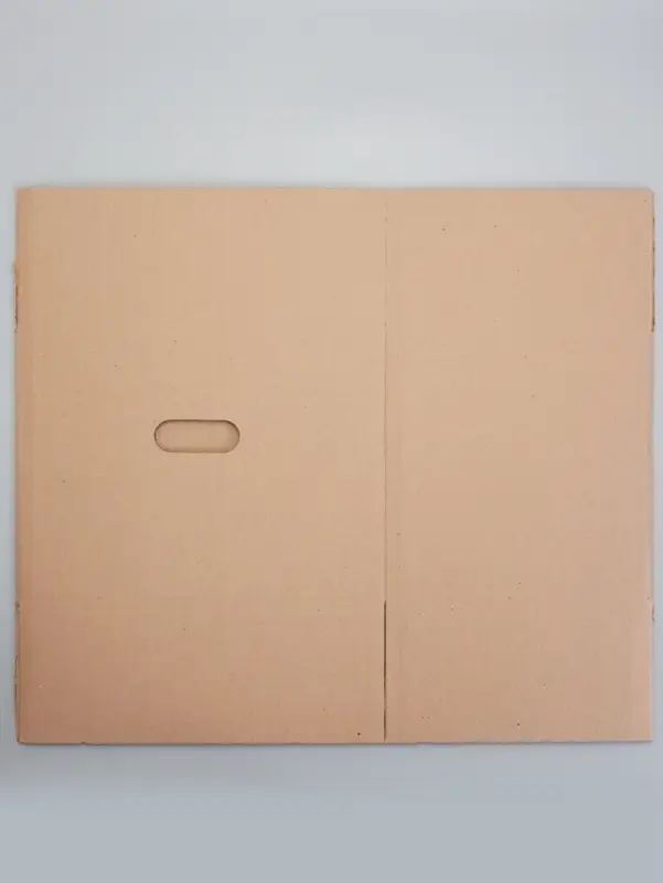 Коробка складная, бурая, для упаковки, хранения и переезда, с ручками, 40&times;30&times;30 см