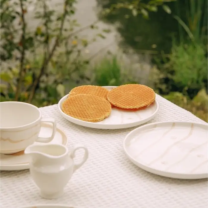 Тарелки SL Home &laquo;Гато&raquo;, d=18.5 см, набор 2 шт., фарфор, белые