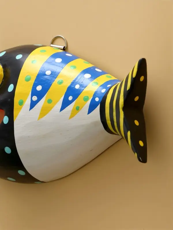 Панно  Панно "Рыба-хищник" дерево 20х12х4 см, цв. разноцветный