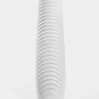 Ваза напольная &laquo;Логанс&raquo;, 58&times;11 см, пластик, белая