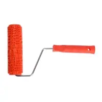 Валик декоративный ТУНДРА, резиновый, &laquo;змея&raquo;, рукоятка d=6 мм, 180 мм