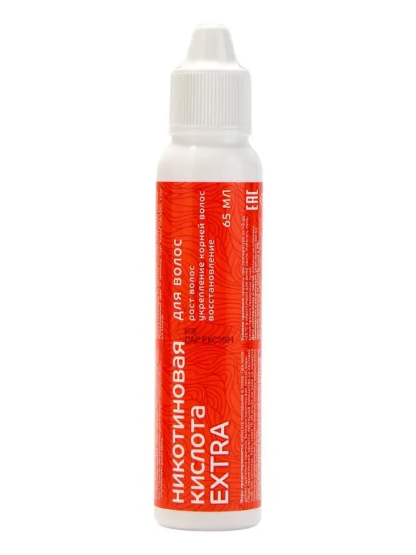 Никотиновая кислота для волос Mirrolla, 65 мл
