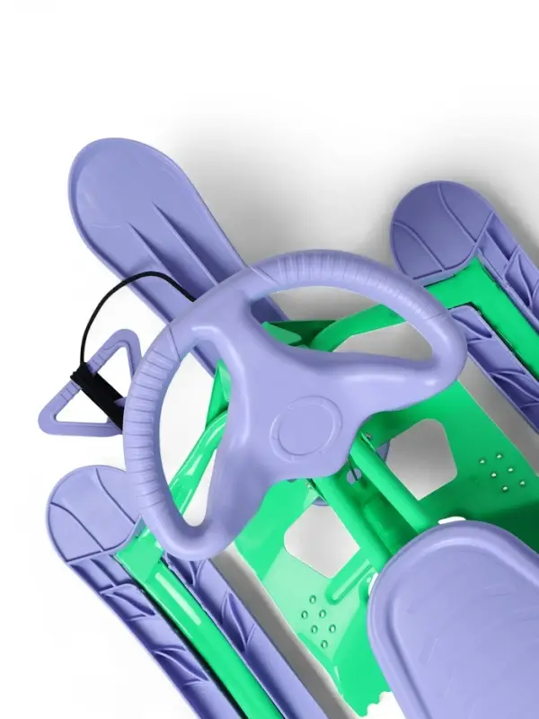 Снегокат, мятный, сиреневый, ТСП/МС Nika Kids