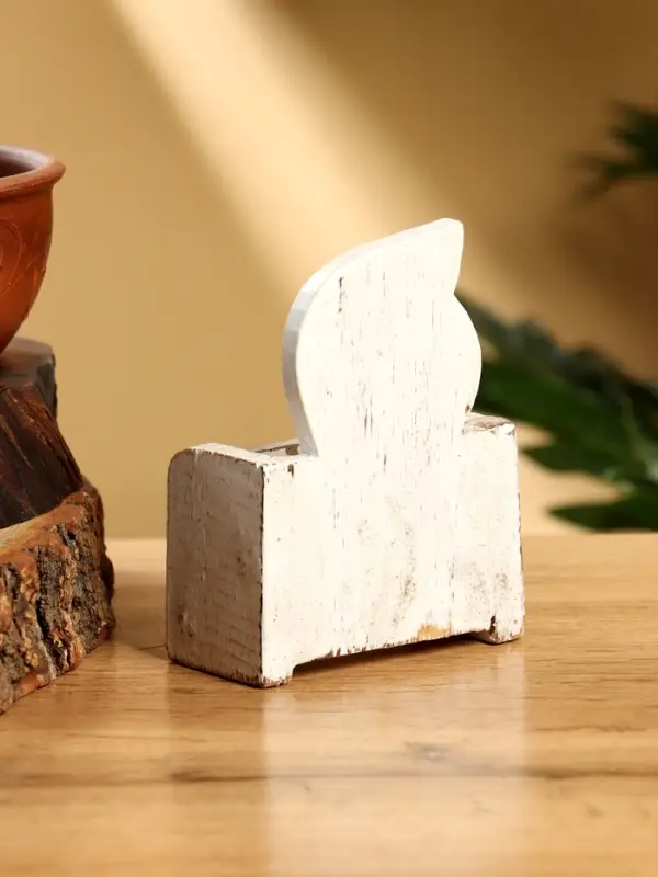 Календарь настольный «Ракушка», 10×7×5.4 см, дерево, белый