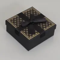 Набор подарочных коробок 3 в 1, 19&times;19&times;9.5 см, 17&times;17&times;8 см, 15&times;15&times;6.5 см