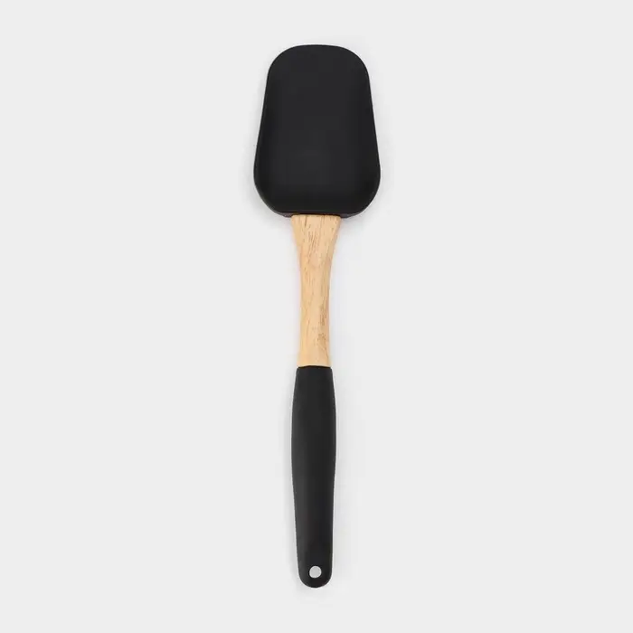 Лопатка Доляна «Макота», 26,5×6,5 см, цвет бежевый/черный Лопатка Доляна «Макота», 26,5×6,5 см, цвет бежевый/черный