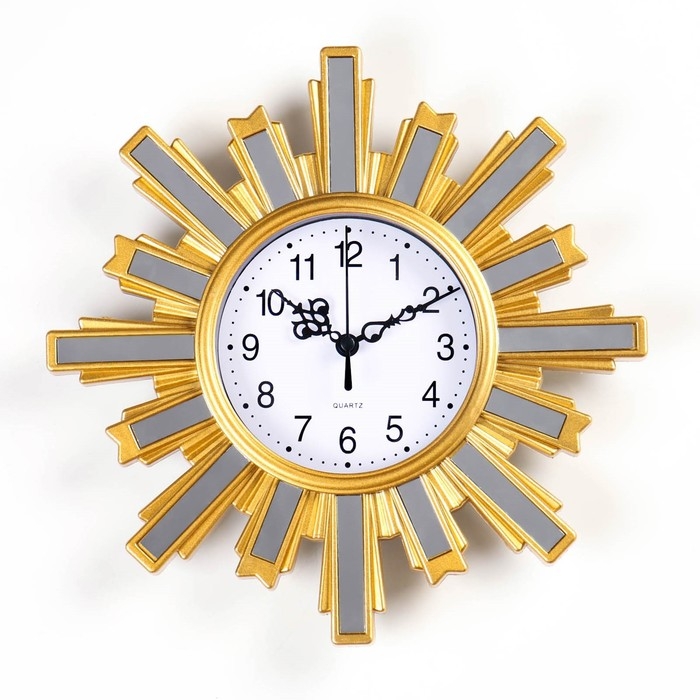Часы настенные, интерьерные Часы настенные, интерьерные "Солнце", 25.5 х 25.5 см, циферблат d-11 см