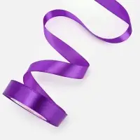 Лента атласная, 20 мм, 23&plusmn;1 м, фиолетовая №34