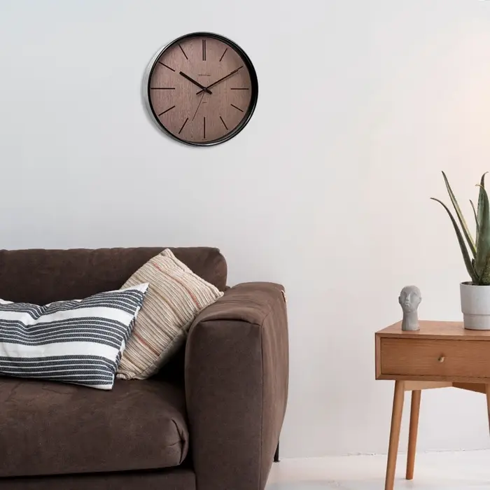 Часы настенные интерьерные, d=30.5 см, циферблат d=27 см, бесшумные