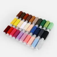 Нитки 40ЛШ, 200 м, набор 30 шт., разноцветные