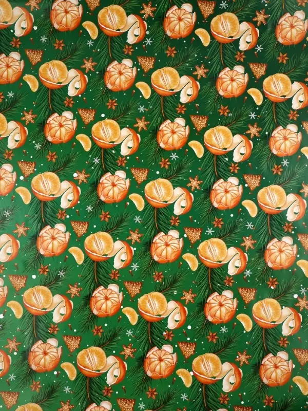 Набор упаковочной бумаги &laquo;Зимняя сказка&raquo;, 4 листа, 70 &times; 100 см