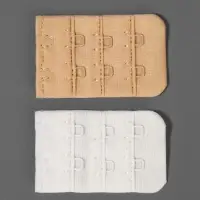 Застёжка-удлинитель для бюстгальтера TEIRA, 3 ряда 2 крючка, 3.2&times;5 см, набор 3 шт.
