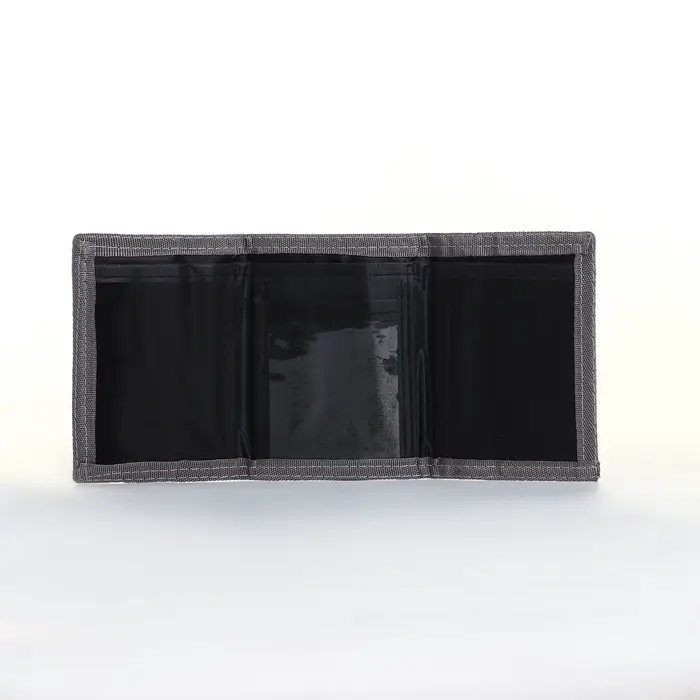 Кошелёк на липучке, серый