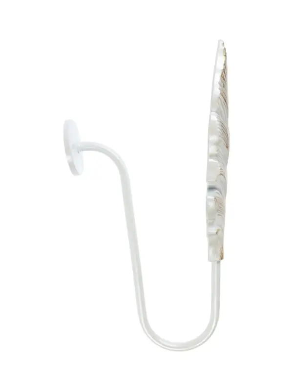 Крючок для штор CAPPIO KS041, цвет белый с золотом, набор 2 шт Крючок для штор CAPPIO KS041, цвет белый с золотом, набор 2 шт