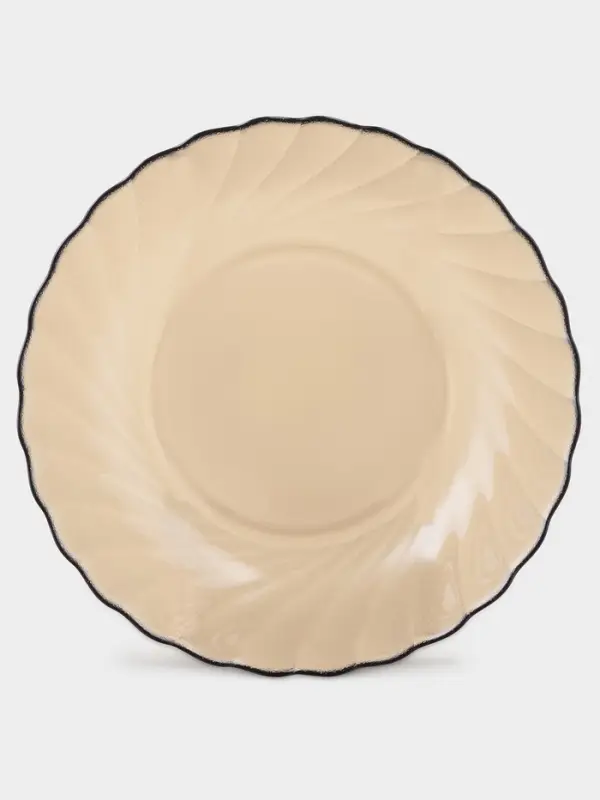 Тарелка глубокая Ocean Eclipse, 800 мл, d=20.5 см, стекло, коричневая