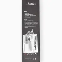 Свечи для торта &laquo;Серпантин&raquo;, 6 шт, синие