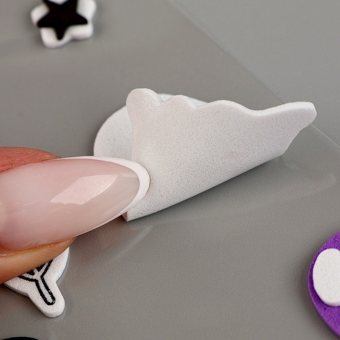 Набор наклеек из EVA  Набор наклеек из EVA "Ужастики", 16 шт