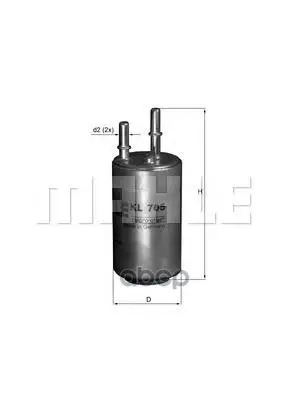 Фильтр топливный Mahle/Knecht арт. KL 705