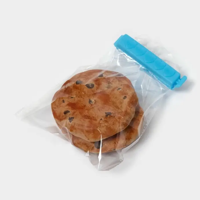 Зажимы для пакетов Доляна, 7.5 см, 10 шт., разноцветные