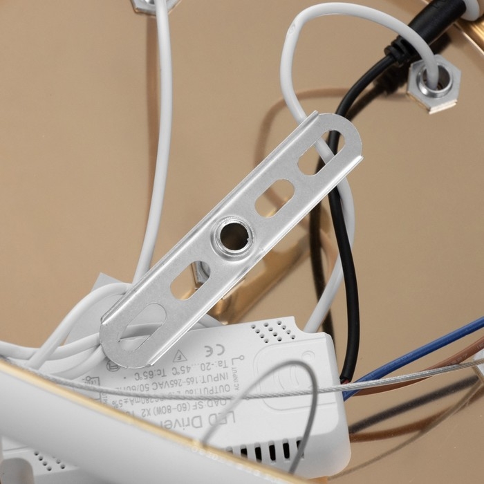 Светильник с ПДУ Светильник с ПДУ "Лаурен" LED 130Вт 3000-6000К золото 53х53х100 см