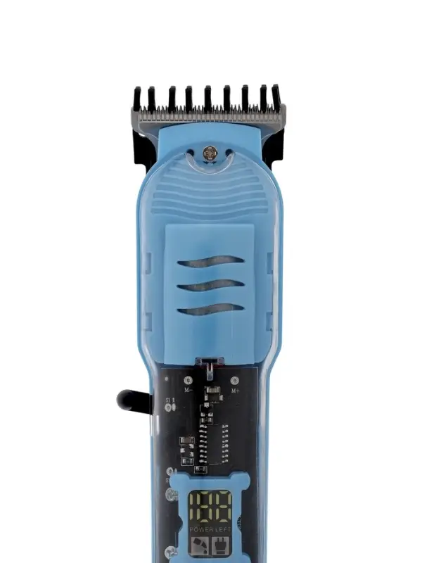 Машинка для стрижки LTRI-14, 4 насадки, 1,5/2/3/4 мм, USB, голубая