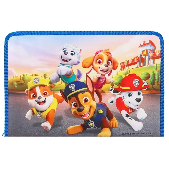 Папка для труда А4 с пеналом, на молнии, текстиль, &laquo;Щенячий патруль&raquo;