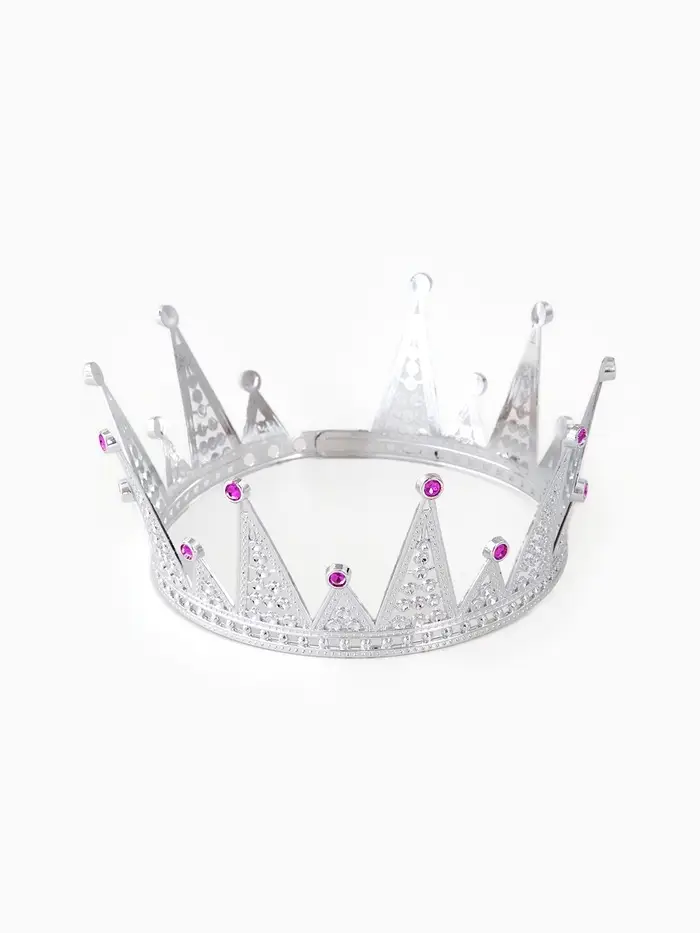 Корона королевы, цвет серебряный Корона королевы, цвет серебряный