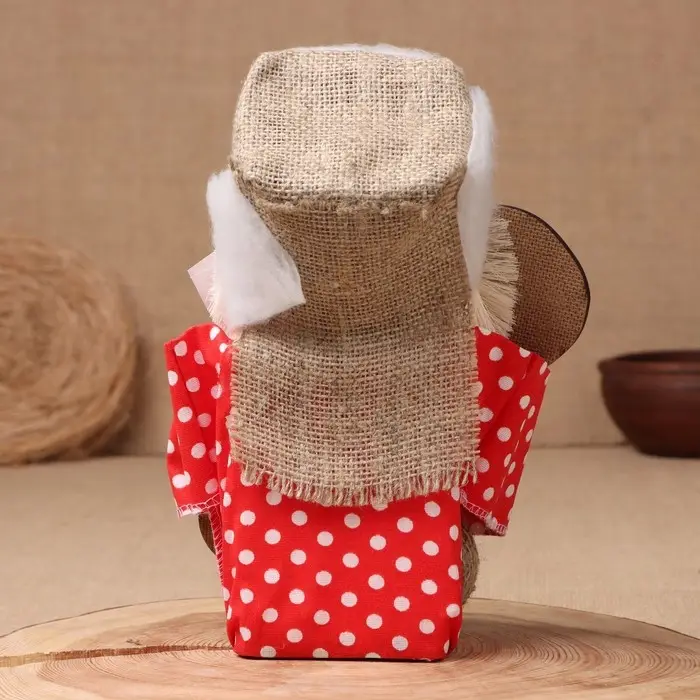 Оберег-домовой "Матвей с ложкой и подковой", 30х20х16 см МИКС