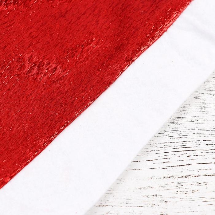 Колпак новогодний   Колпак новогодний  "Гламурный блеск" 28х40 см, красный