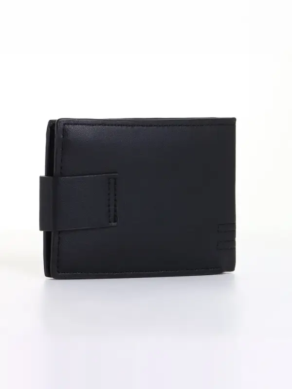 Портмоне мужское на магните, чёрное