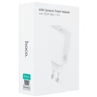 Переходник сетевого зарядного устройства на Type-C PD40W C162A HOCO белый