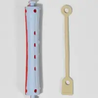 Бигуди &laquo;Коклюшки&raquo;, d=1 см, 9 см, 12 шт., цвет красный/голубой