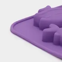 Форма для конфет и шоколада Доляна &laquo;Подводный мир&raquo;, силикон, 21&times;10&times;1 см, 15 ячеек (3&times;3.5 см), МИКС