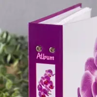 Фотоальбом 200 фото 10X15см, "Орхидея", ПП карм. Фотоальбом 200 фото 10X15см, "Орхидея", ПП карм.