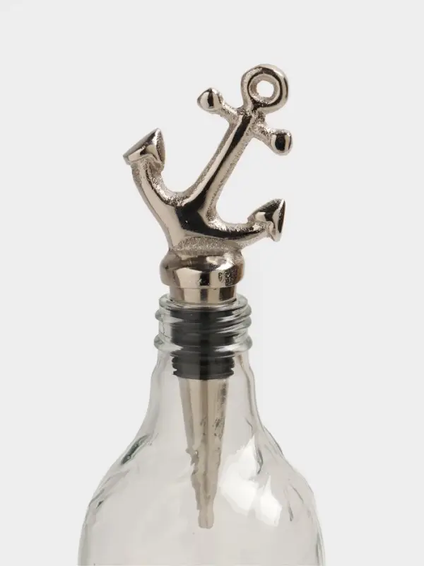 Пробка для бутылки &laquo;Якорь&raquo; алюминий 5&times;2&times;14 см