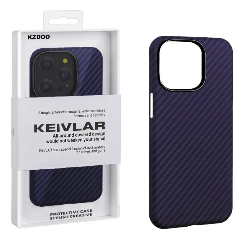 Чехол iPh 15 Pro Kevlar Purple K-DOO Чехол iPh 15 Pro Kevlar Purple K-DOO