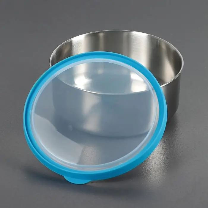 Набор салатников из нержавеющей стали «Радуга», 4 предмета: 500 мл, 850 мл, 1,2 л 1,7 л, d=12/14/16/18, с крышками Набор салатников из нержавеющей стали «Радуга», 4 предмета: 500 мл, 850 мл, 1,2 л 1,7 л, d=12/14/16/18, с крышками