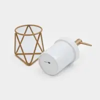 Дозатор для мыла SAVANNA &laquo;Геометрика&raquo;, 250 мл, на подставке, белый